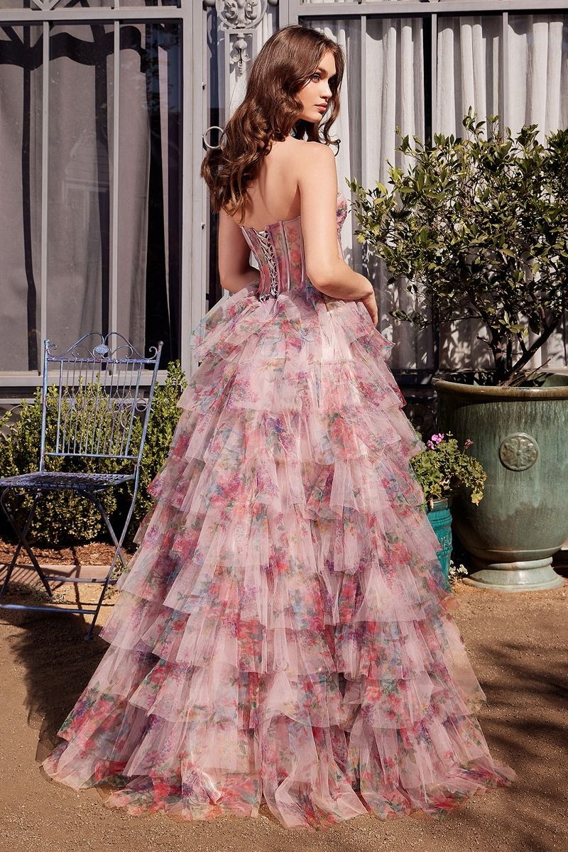 Cinderella Divine A1463 Multi-Colored Evening Gown – A Mesmerizing Blend of Elegance & Fantasy
