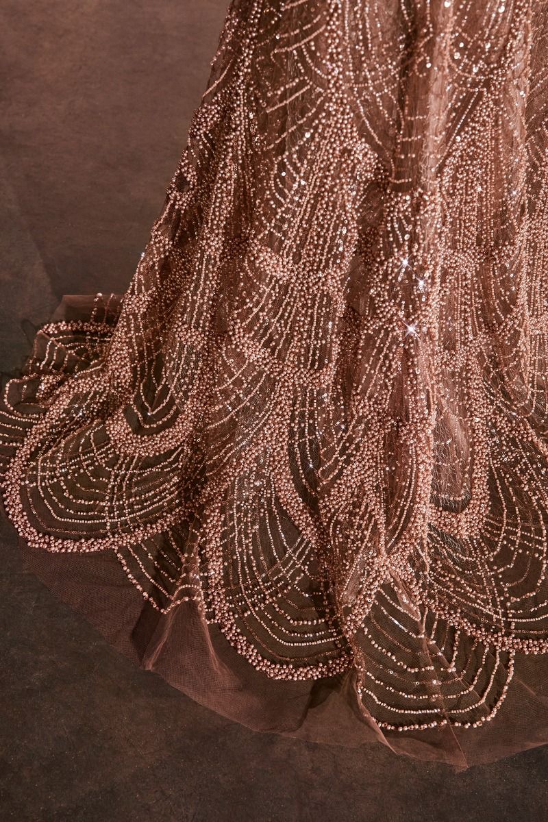 FULLY EMBELLISHED FIT & FLARE GOWN CC4020