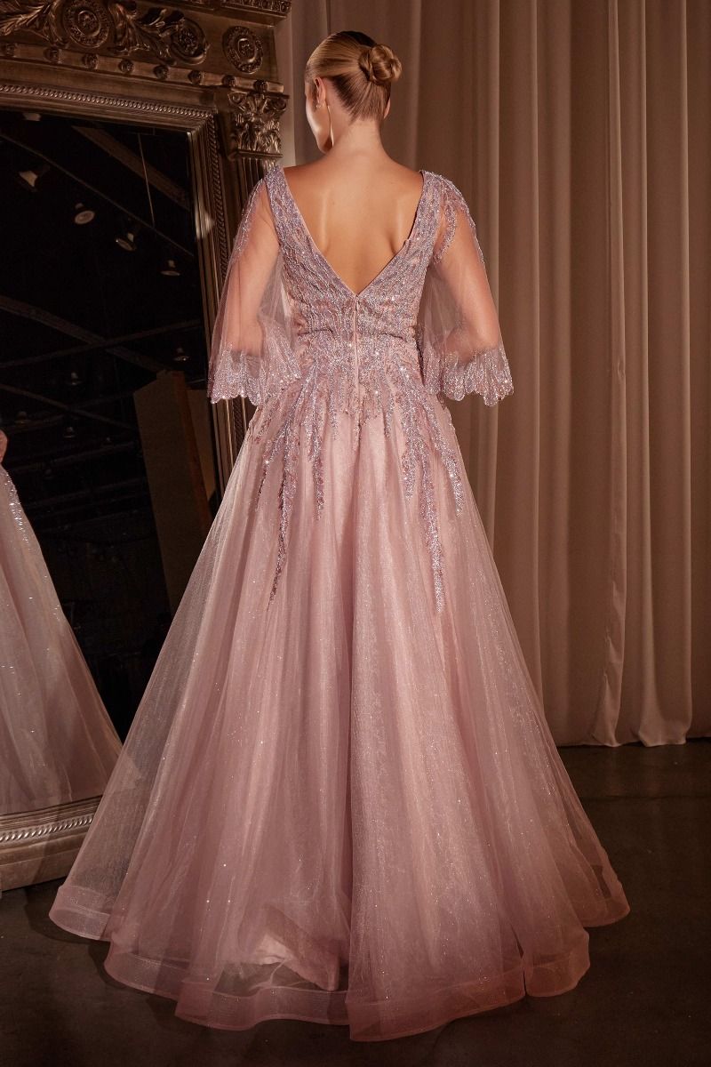 luxurious tulle and delicate lace dress CD784