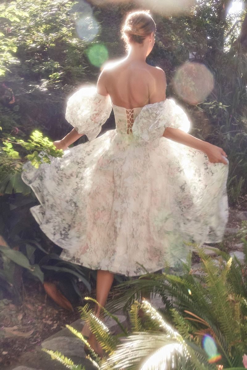 ENGLISH GARDEN TEA GOWN  A1196