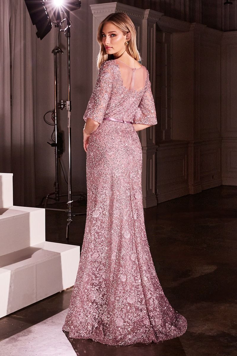 LACE EMBELLISHED SHEATH DRESS CB149