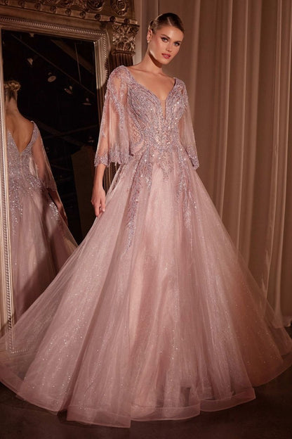 luxurious tulle and delicate lace dress CD784